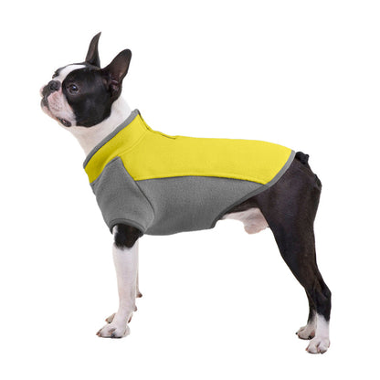 Half Zip Pullover Fleece Dog Coat