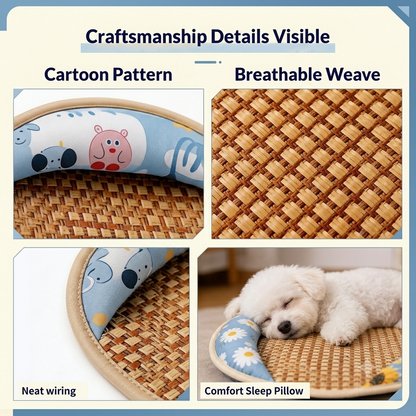 Cool Four-Season Pet Bed for Small Pets Teddy
