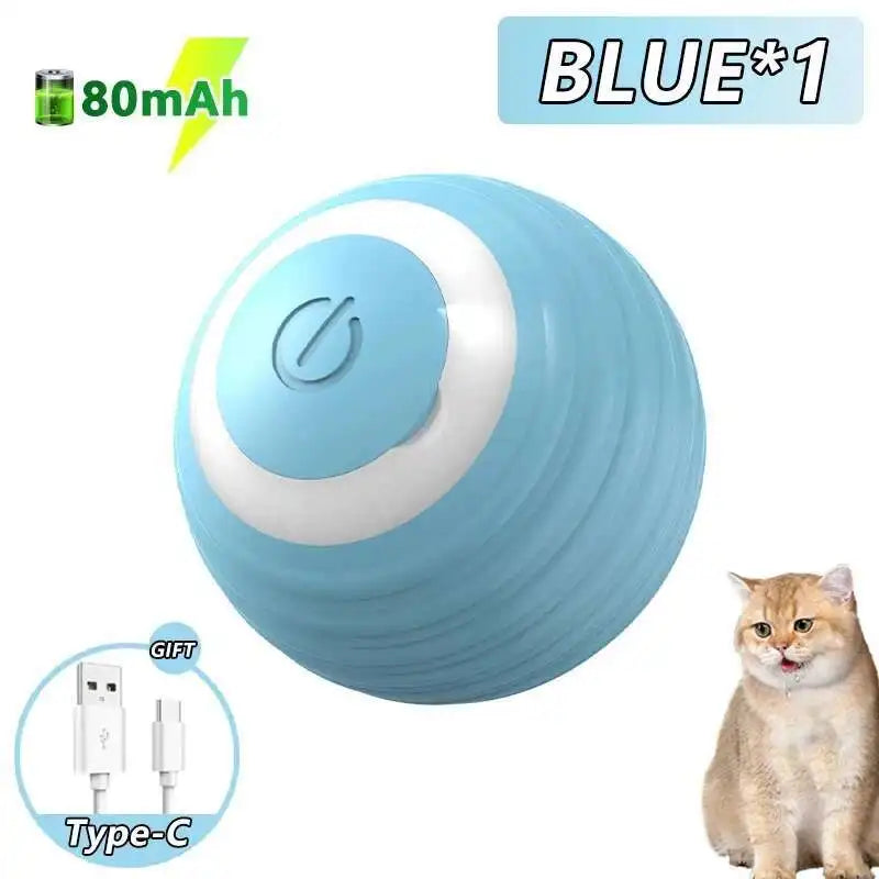 USB (Type C) Automatic Bouncing Rolling Toy Ball