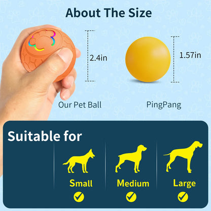 USB (Type C) Automatic Bouncing Rolling Toy Ball