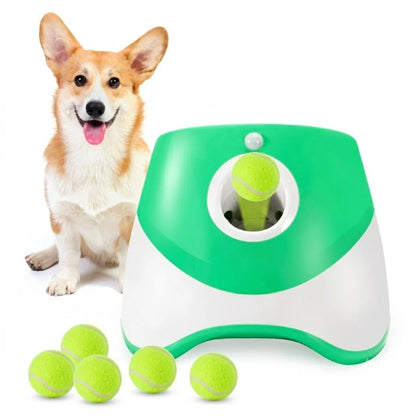 Automatic Dog Ball Launcher & Manual Treat Reward Launcher Toy