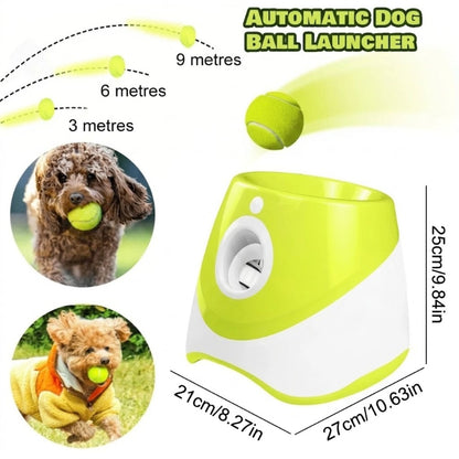 Automatic Dog Ball Launcher & Manual Treat Reward Launcher Toy