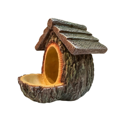 New Hanging Resin Bird Feeder & Bird House Ornament