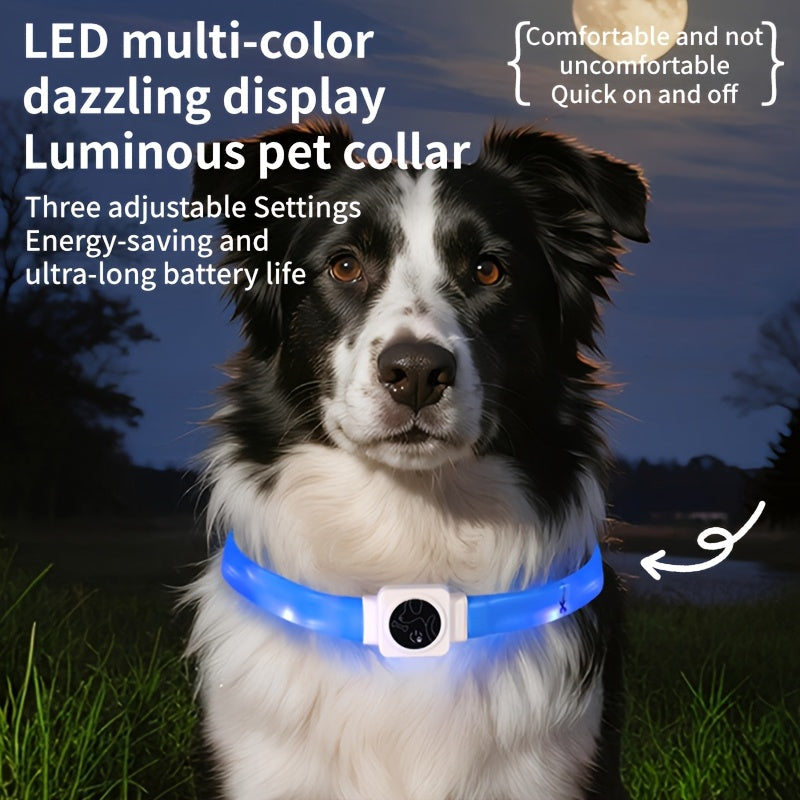 USB Rechargeable LED Dog Collar