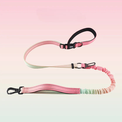 Hands-free dog leash, crossbody dog leash, with car seat belt, suitable for walking, jogging, hiking, traveling, etc.