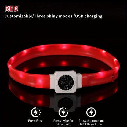 USB Rechargeable LED Dog Collar