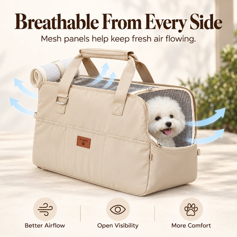 4-Piece Convertible Pet Carrier Set