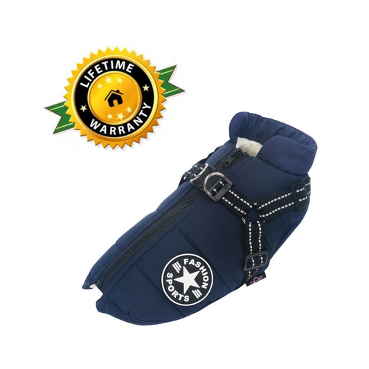 Pawbb™ - Waterproof Jacket Harness - Blue