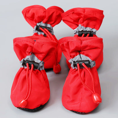 Pawbb™ - 4pcs Waterproof Non-slip Plush Winter Dog Shoes