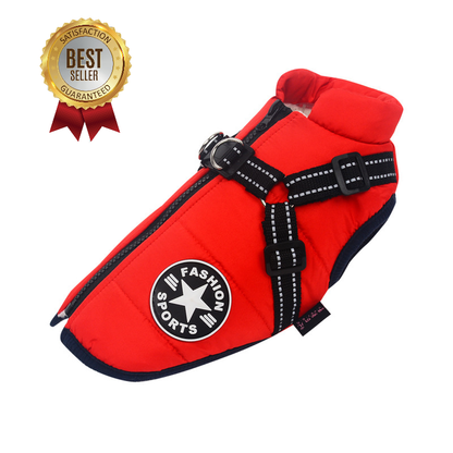 Pawbb™ - Waterproof Jacket Harness-Red