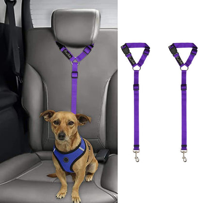 2 Pack Headrest Car Dog Safety Seatbelt