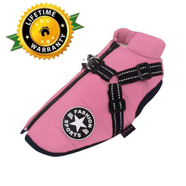 Pawbb™ - Waterproof Jacket Harness - Pink