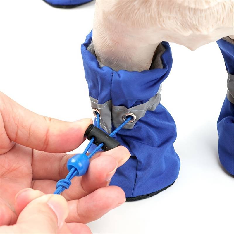 Pawbb™ - 4pcs Waterproof Non-slip Plush Winter Dog Shoes