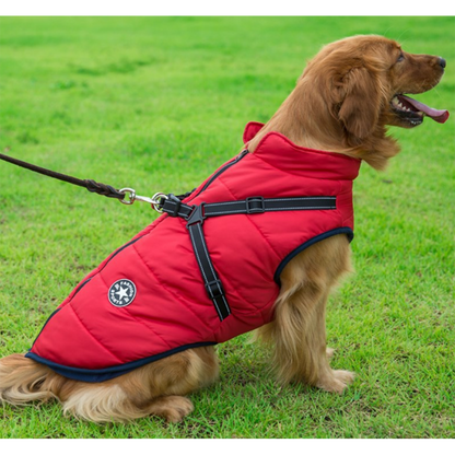 Pawbb™ - Waterproof Winter Jacket with Built-in Harness