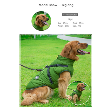 Pawbb™ - Waterproof Winter Jacket with Built-in Harness